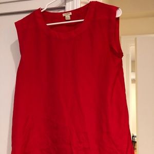 J crew shirt sleeved blouse